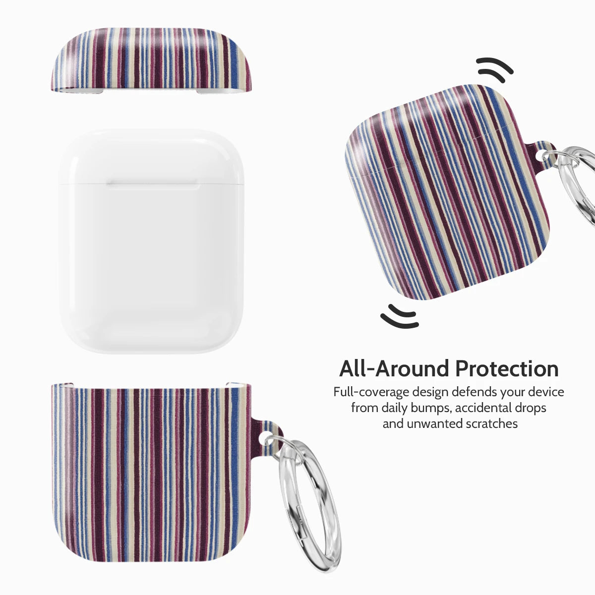 Violet Vinyl - AirPods 1 & 2 Case