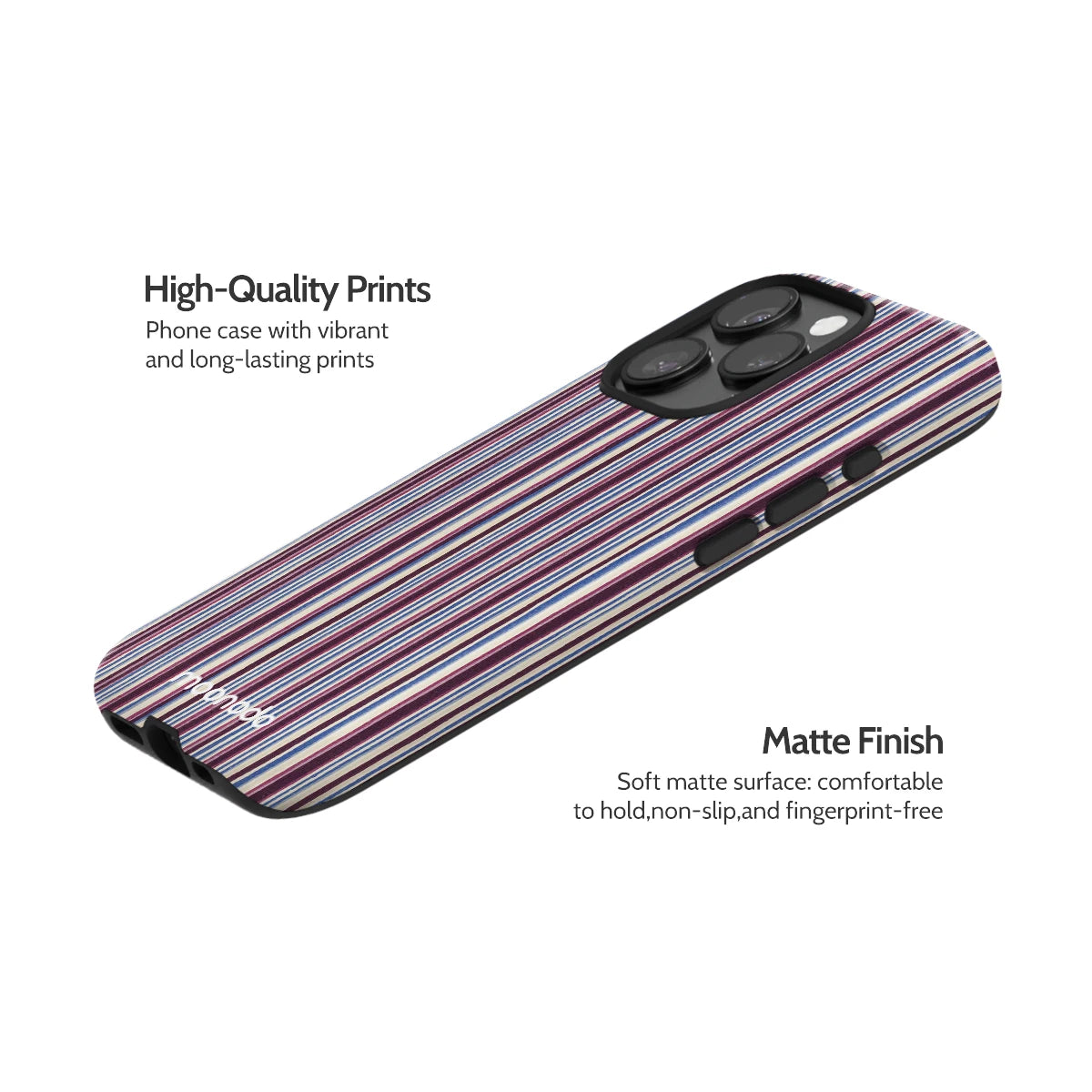 Violet Vinyl - iPhone 15 Pro Case
