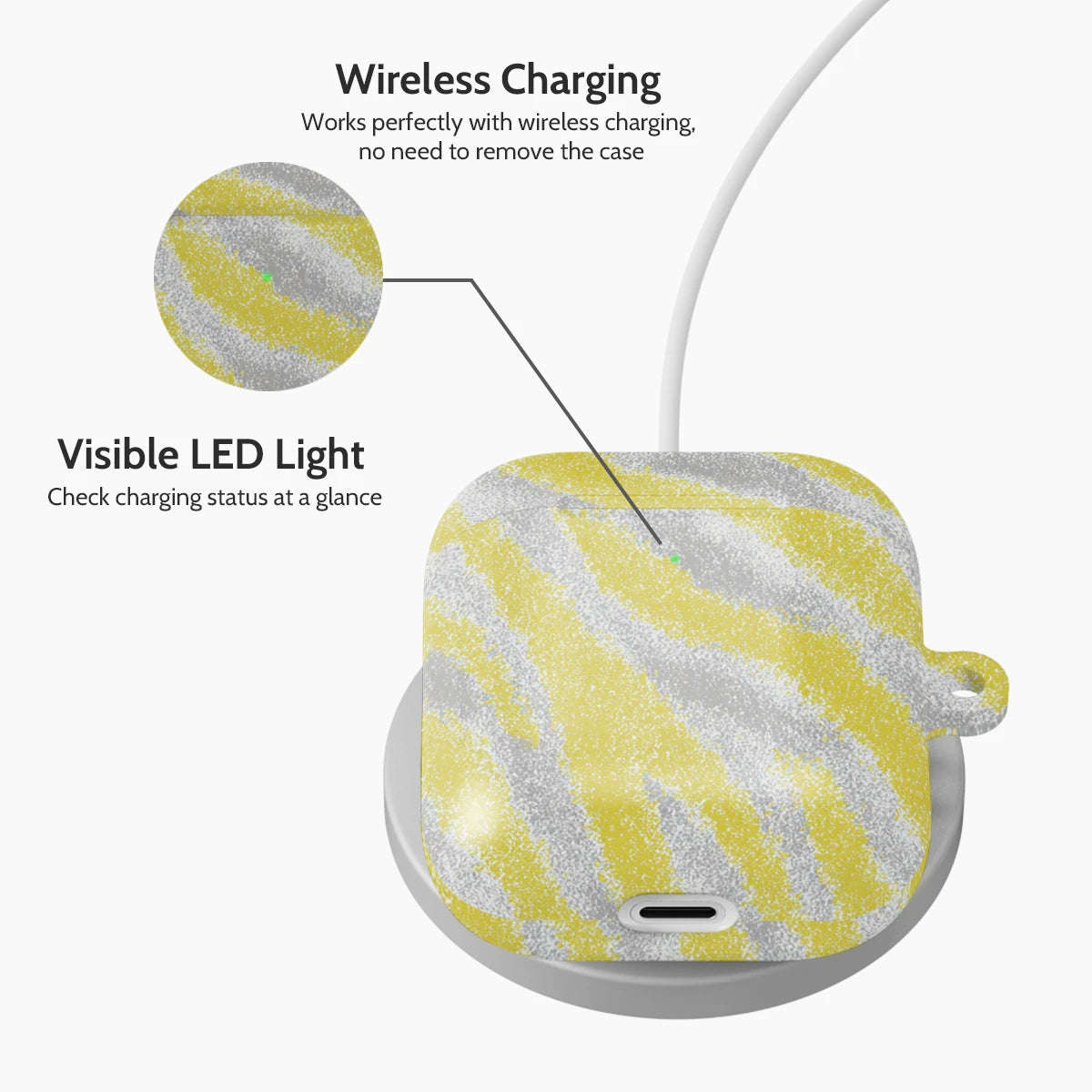 Lemon Zebra - AirPods 1 & 2 Case
