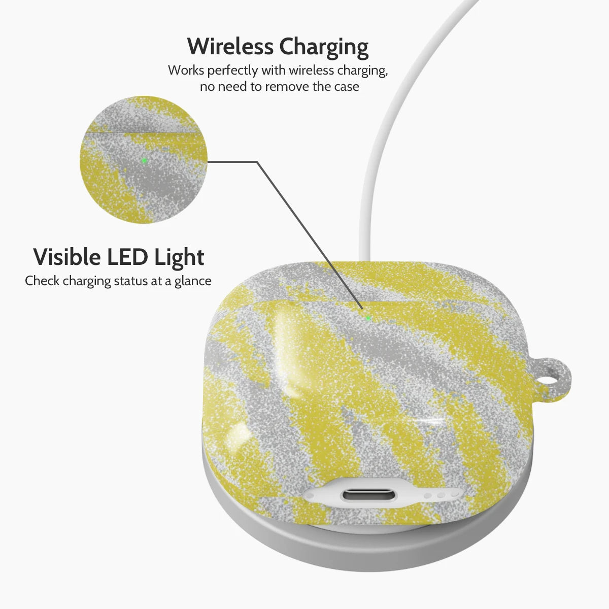 Lemon Zebra - AirPods 4 Case