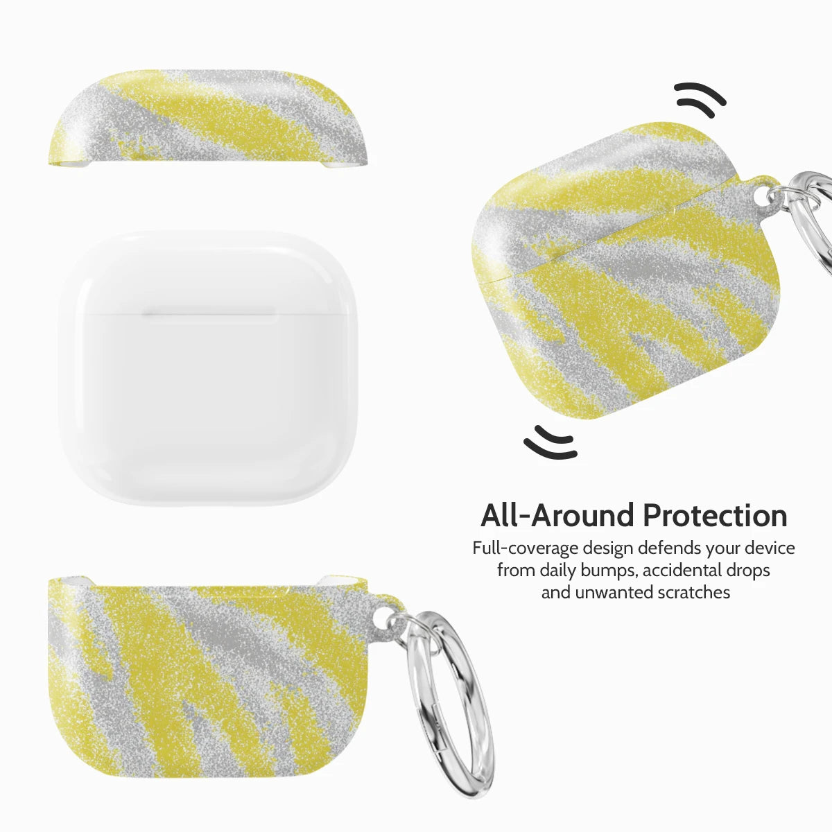 Lemon Zebra - AirPods 4 Case