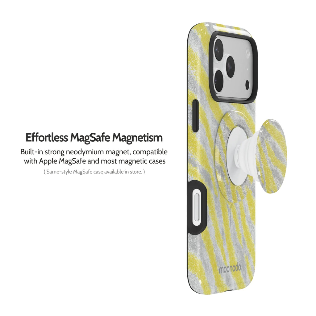 Lemon Zebra - MagSafe Grip