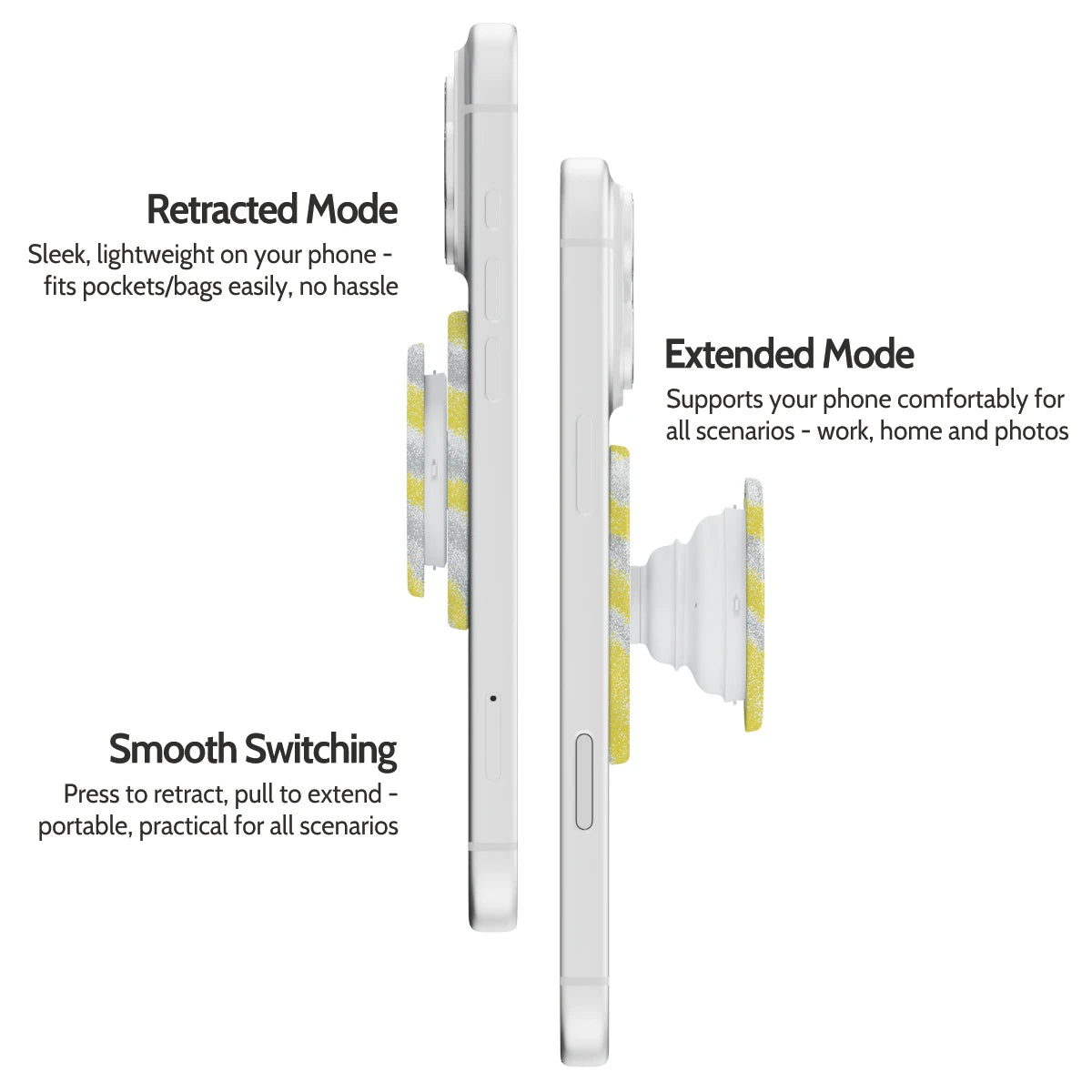 Lemon Zebra - MagSafe Grip