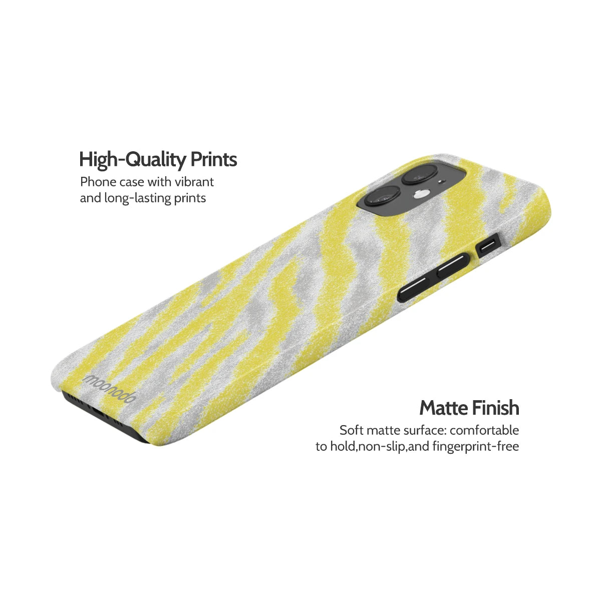 Lemon Zebra - iPhone 12 Case