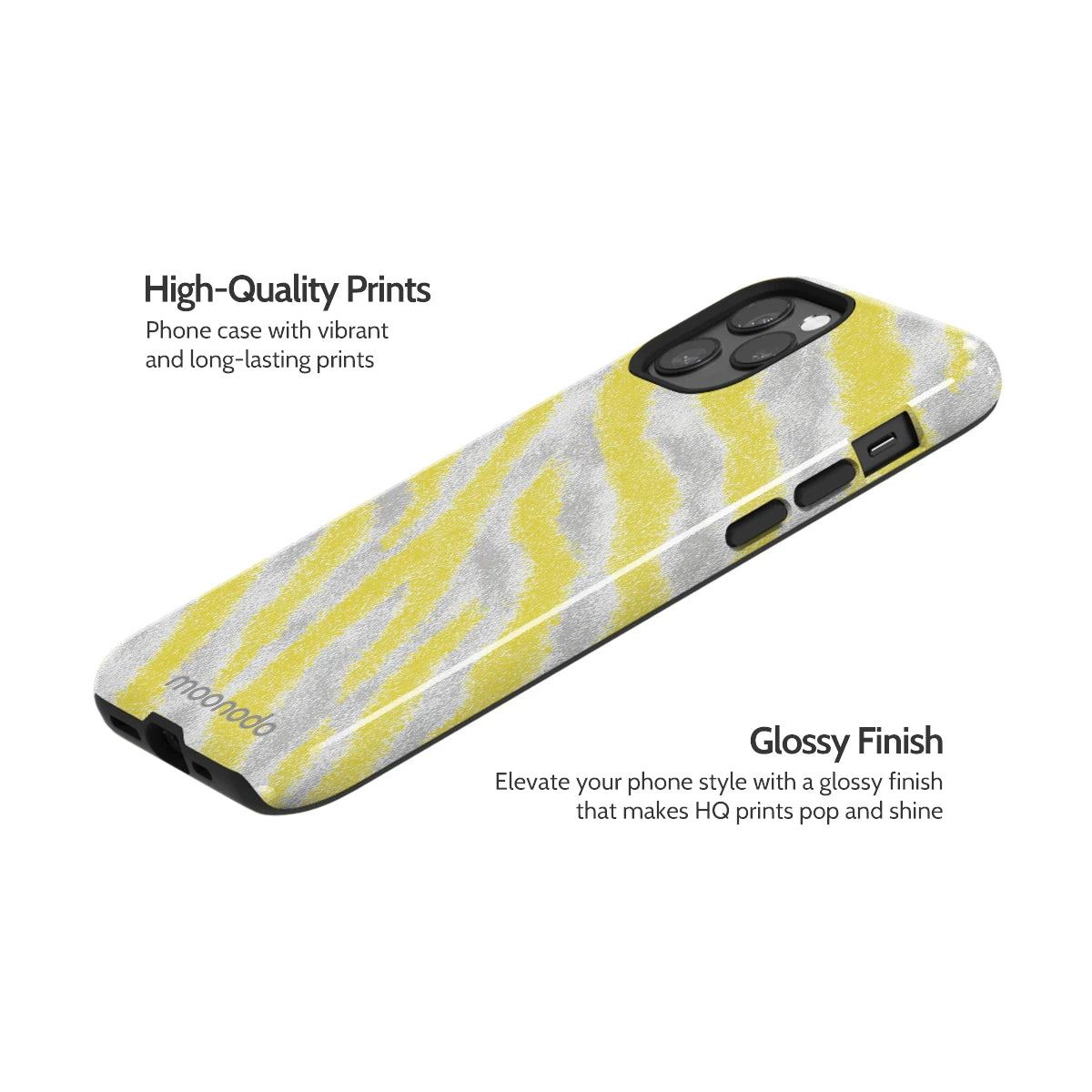 Lemon Zebra - iPhone 12 Pro Case