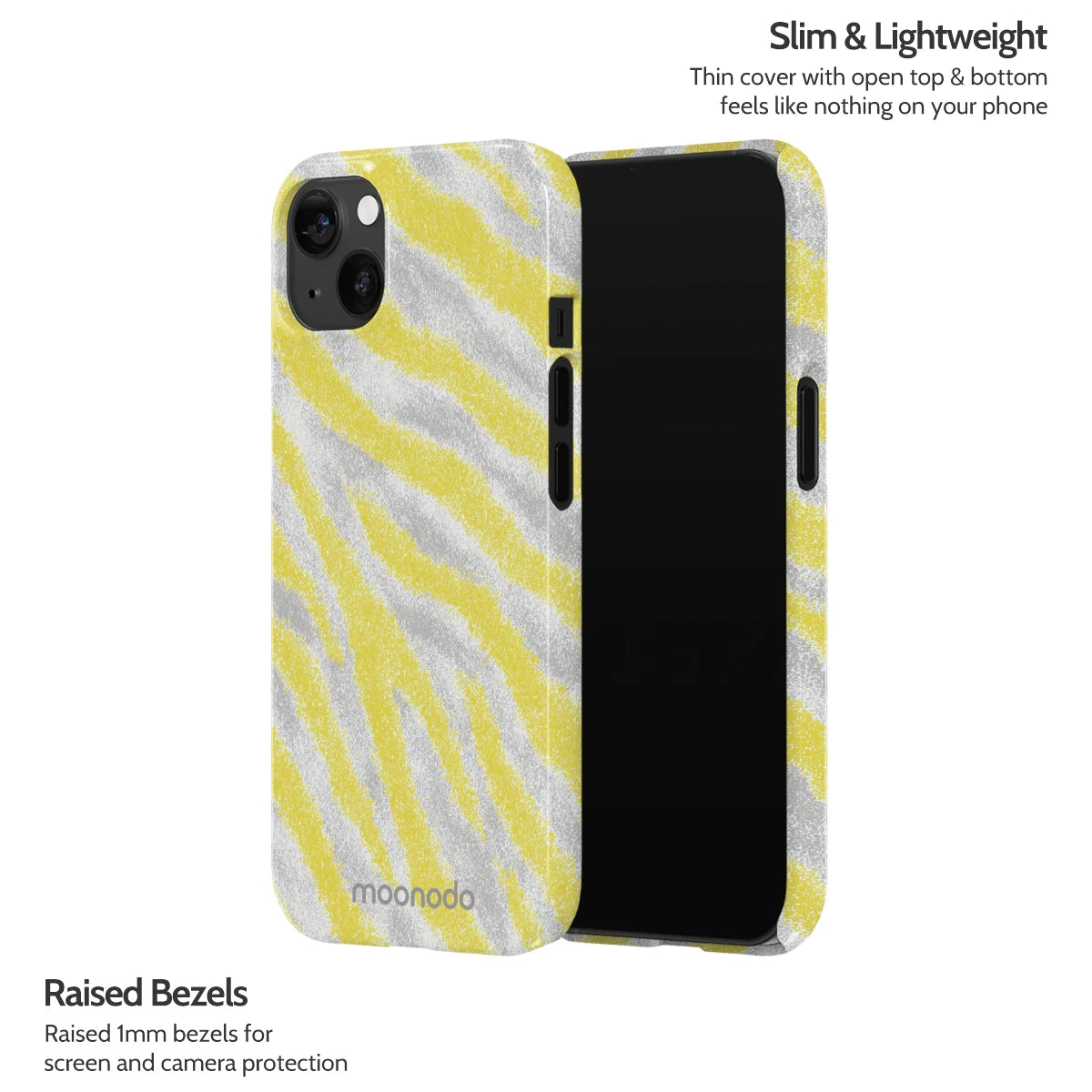 Lemon Zebra - iPhone 13 Case