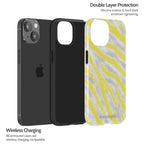 Lemon Zebra - iPhone 14 Case