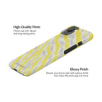 Lemon Zebra - iPhone 14 Case