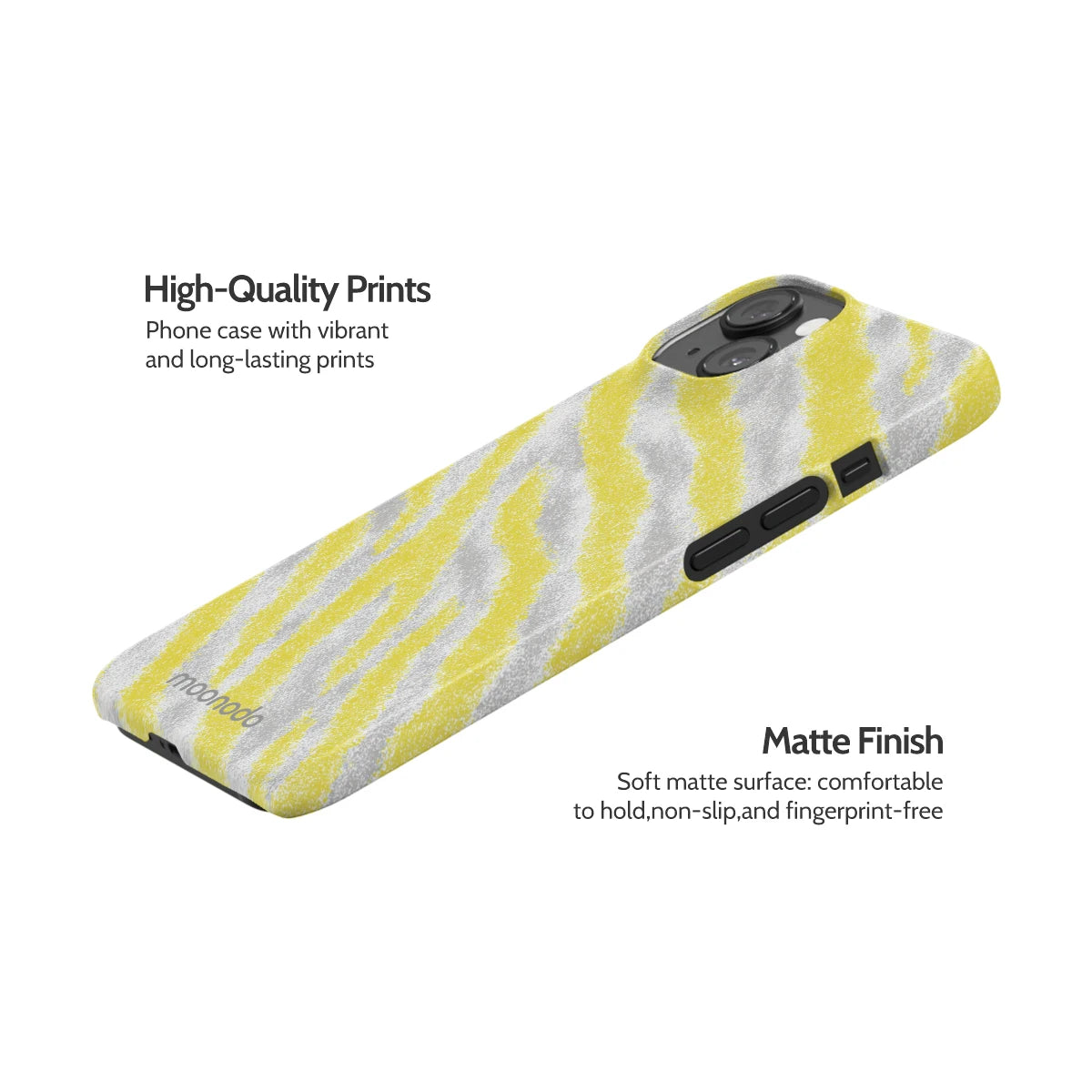 Lemon Zebra - iPhone 14 Case