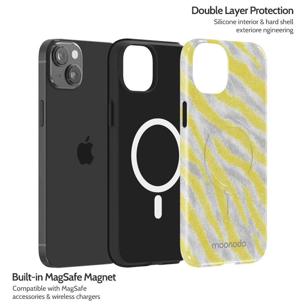 Lemon Zebra - iPhone 14 Plus Case