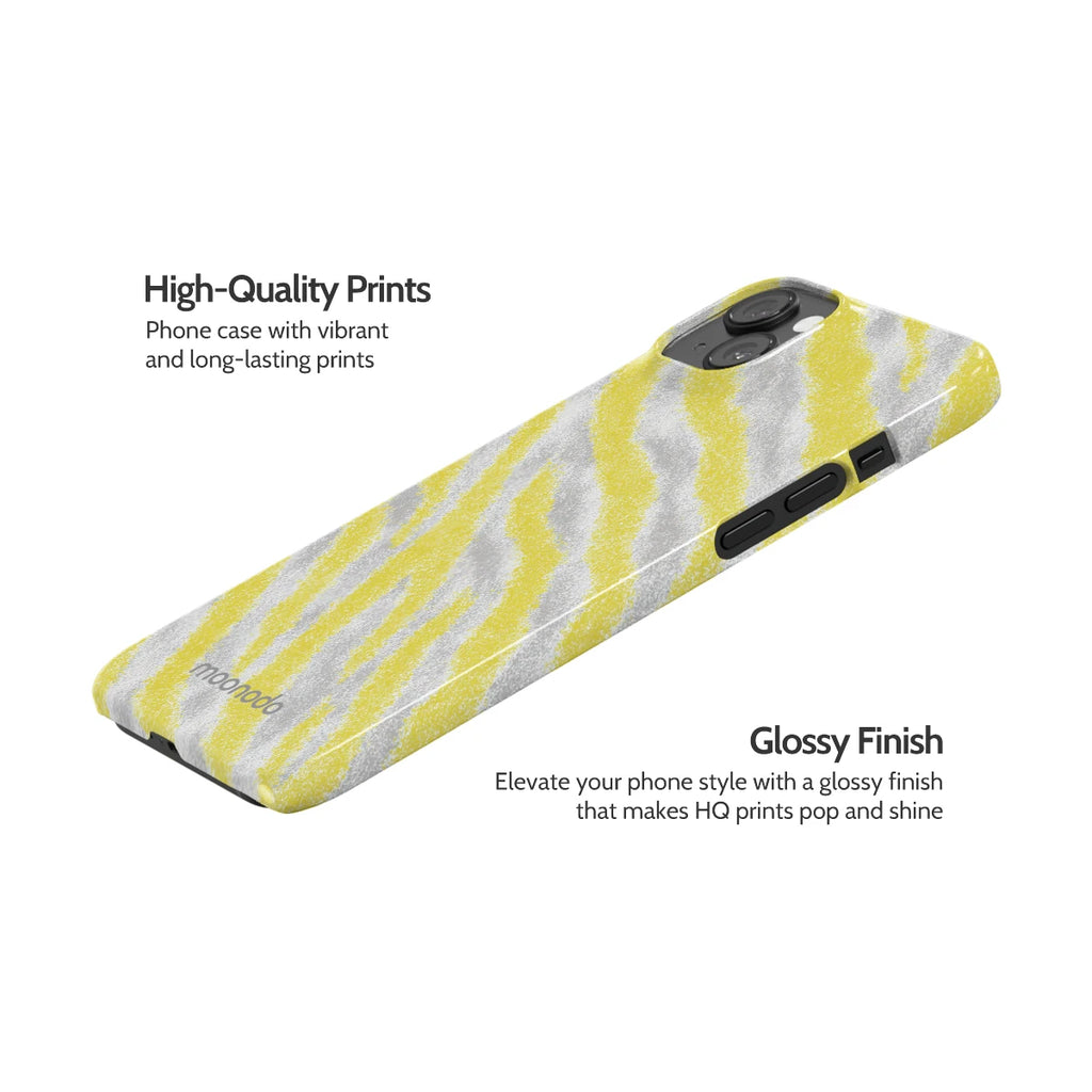 Lemon Zebra - iPhone 14 Plus Case