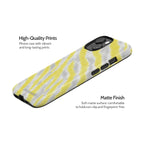 Lemon Zebra - iPhone 15 Case