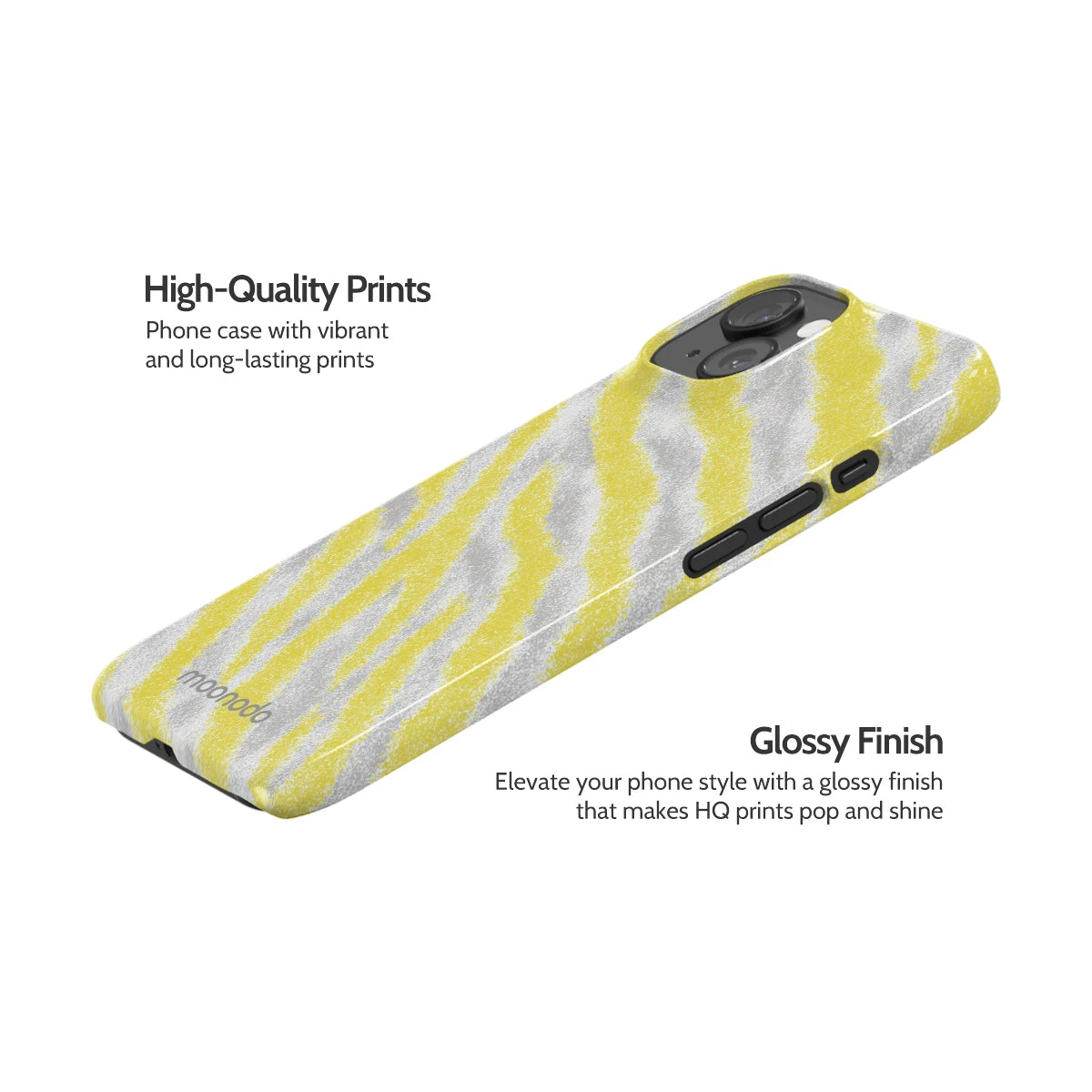 Lemon Zebra - iPhone 15 Case