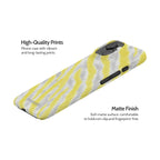 Lemon Zebra - iPhone 15 Case