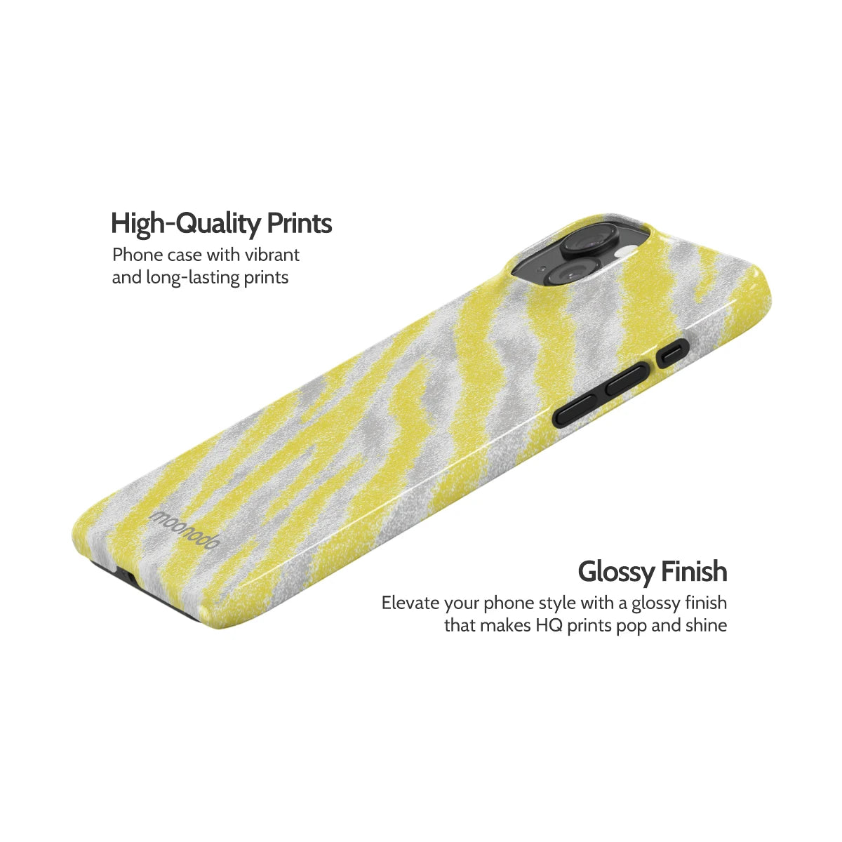Lemon Zebra - iPhone 15 Plus Case