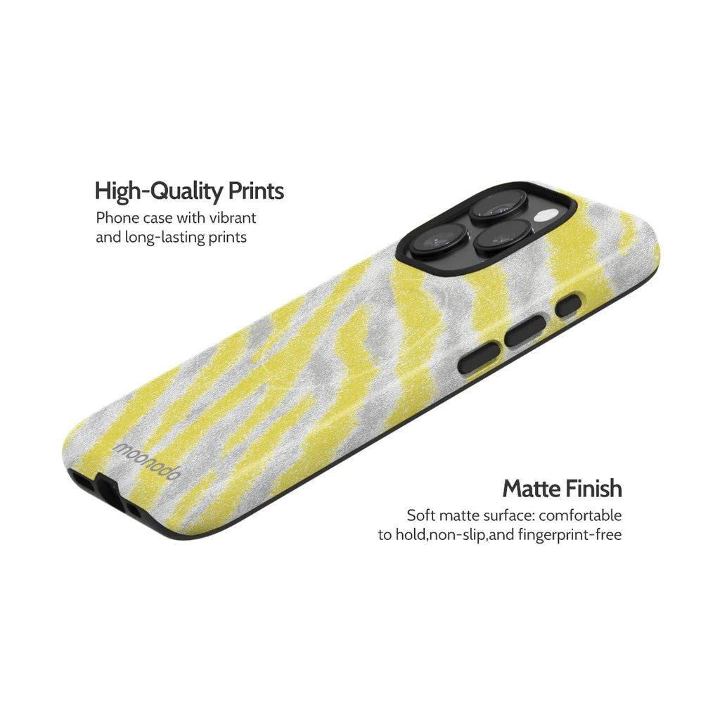 Lemon Zebra - iPhone 15 Pro Case