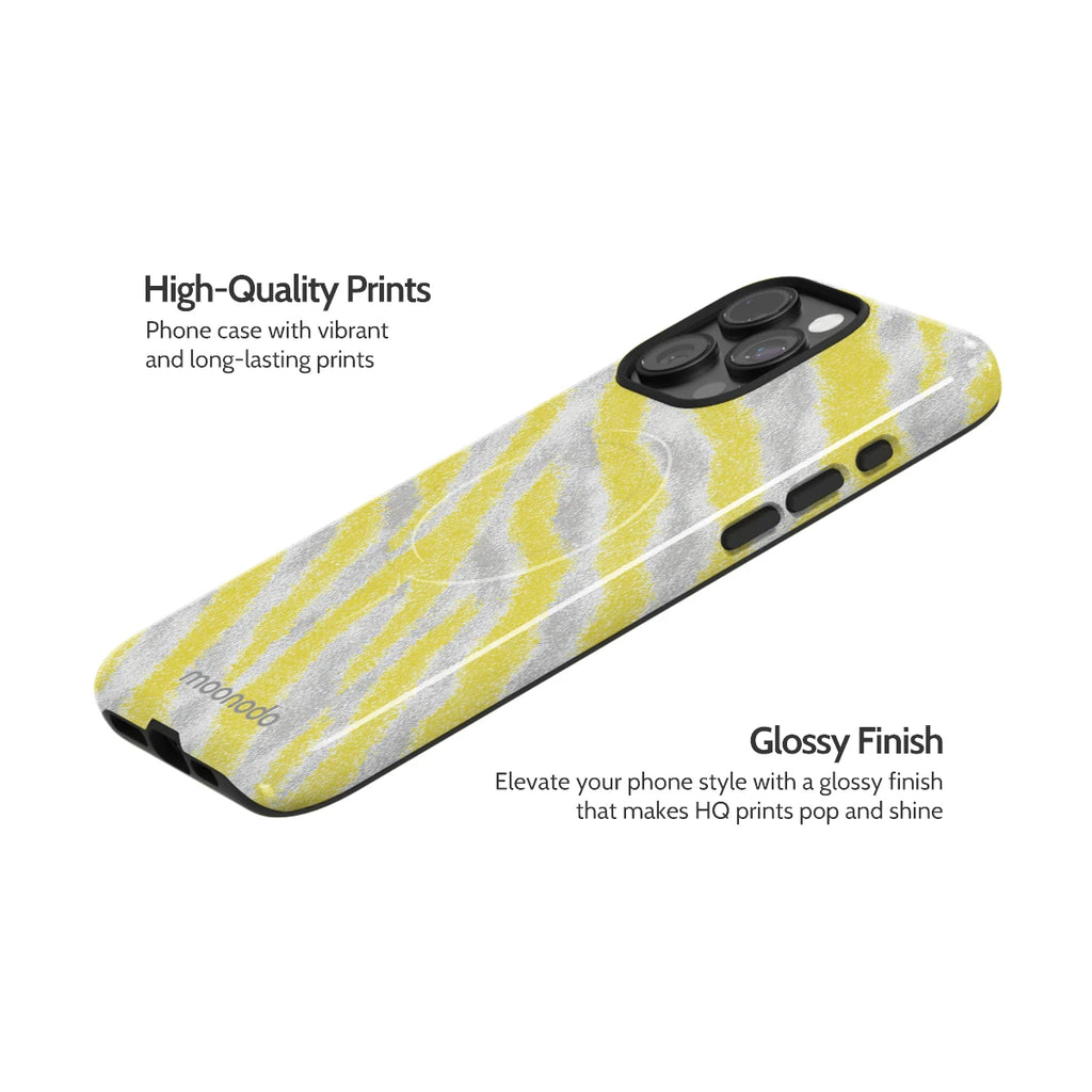 Lemon Zebra - iPhone 15 Pro Max Case