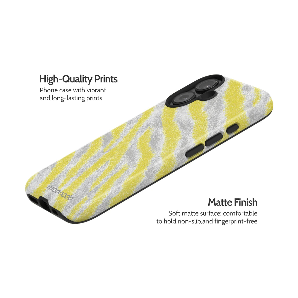 Lemon Zebra - iPhone 16 Case