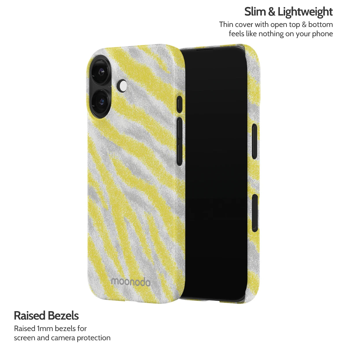 Lemon Zebra - iPhone 16 Case