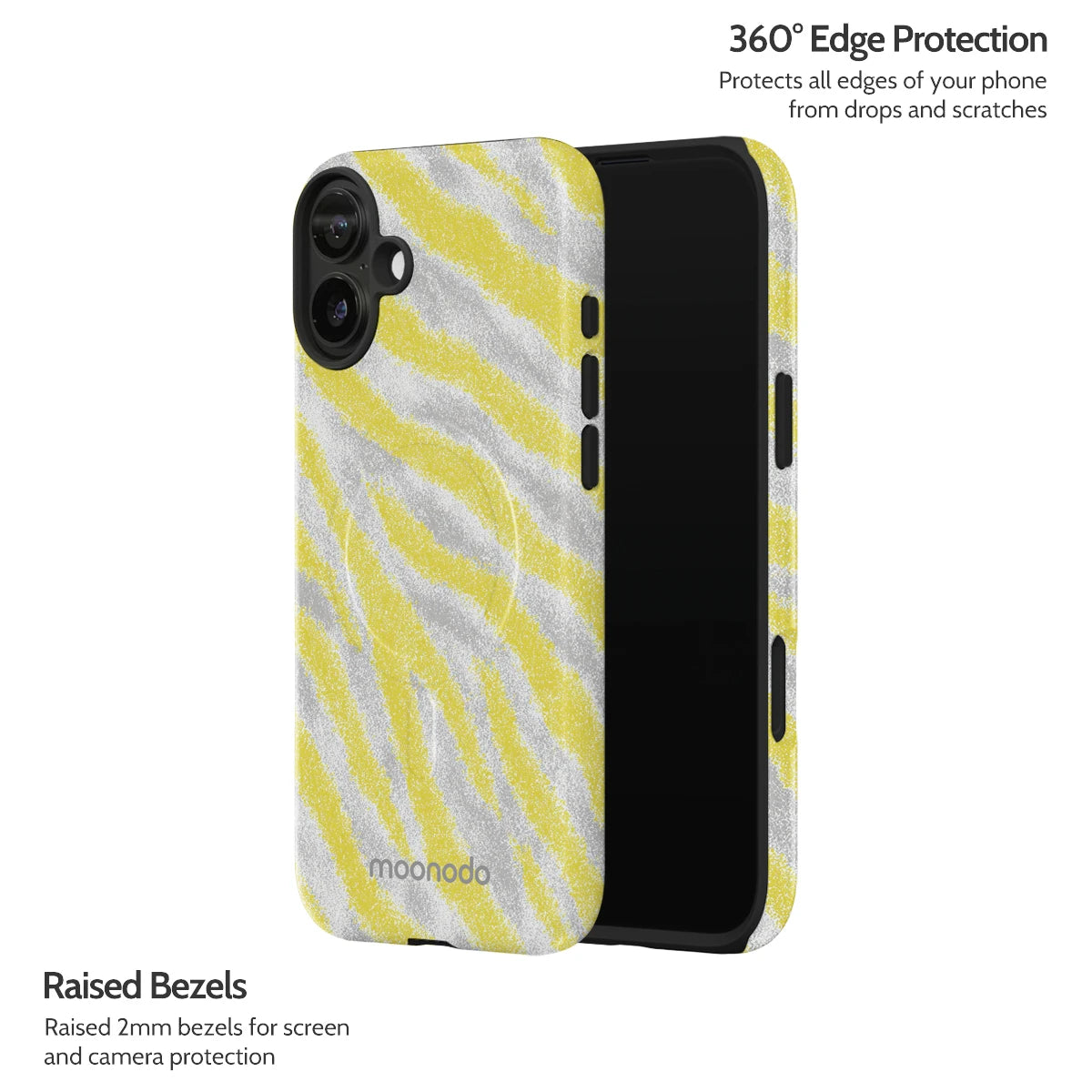 Lemon Zebra - iPhone 16 Plus Case