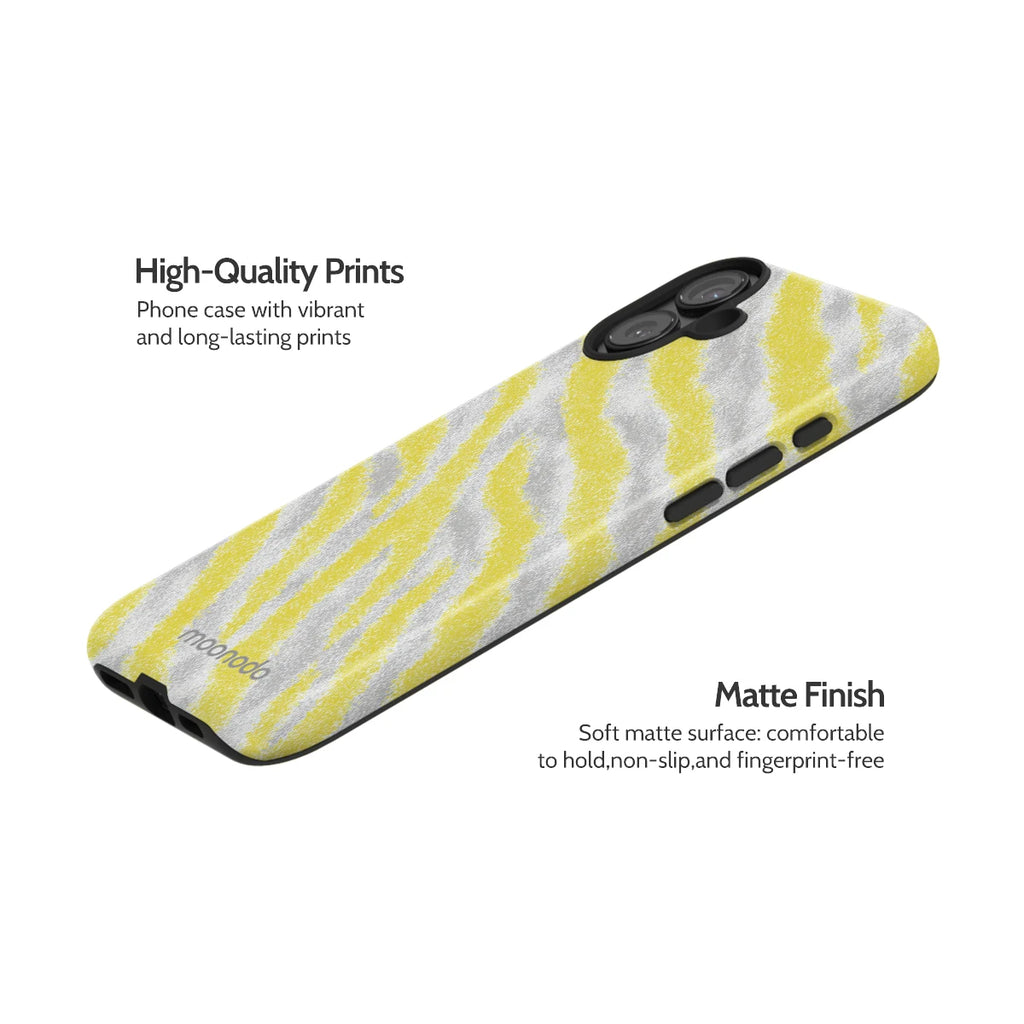 Lemon Zebra - iPhone 16 Plus Case