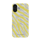 Lemon Zebra - iPhone 16 Plus Case