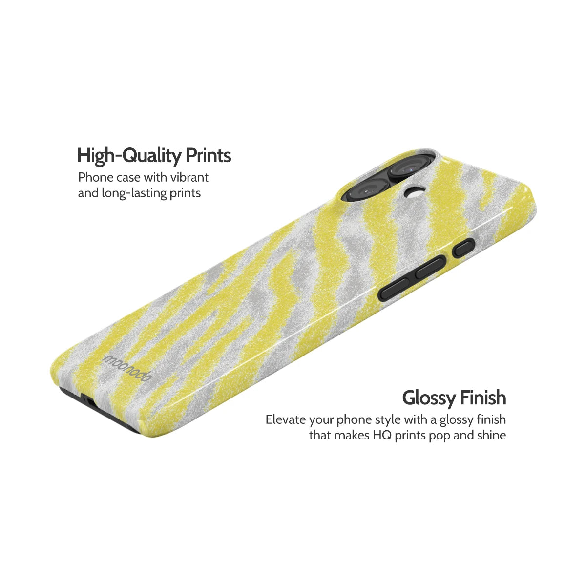 Lemon Zebra - iPhone 16 Plus Case