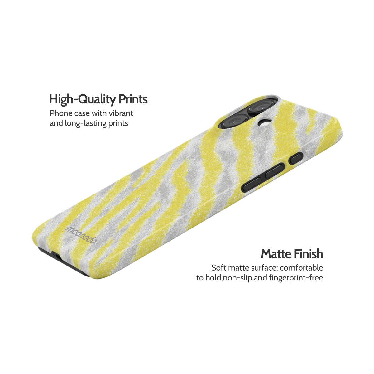 Lemon Zebra - iPhone 16 Plus Case