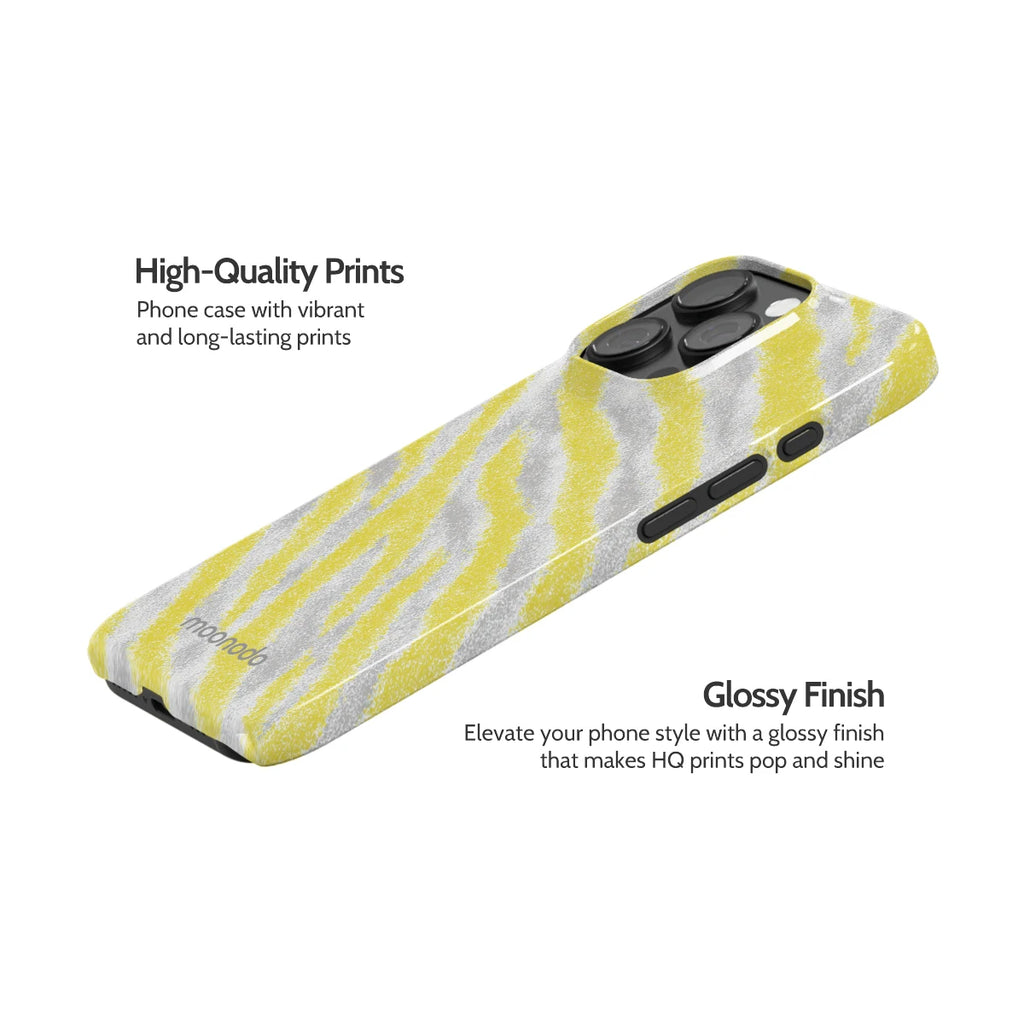 Lemon Zebra - iPhone 16 Pro Case