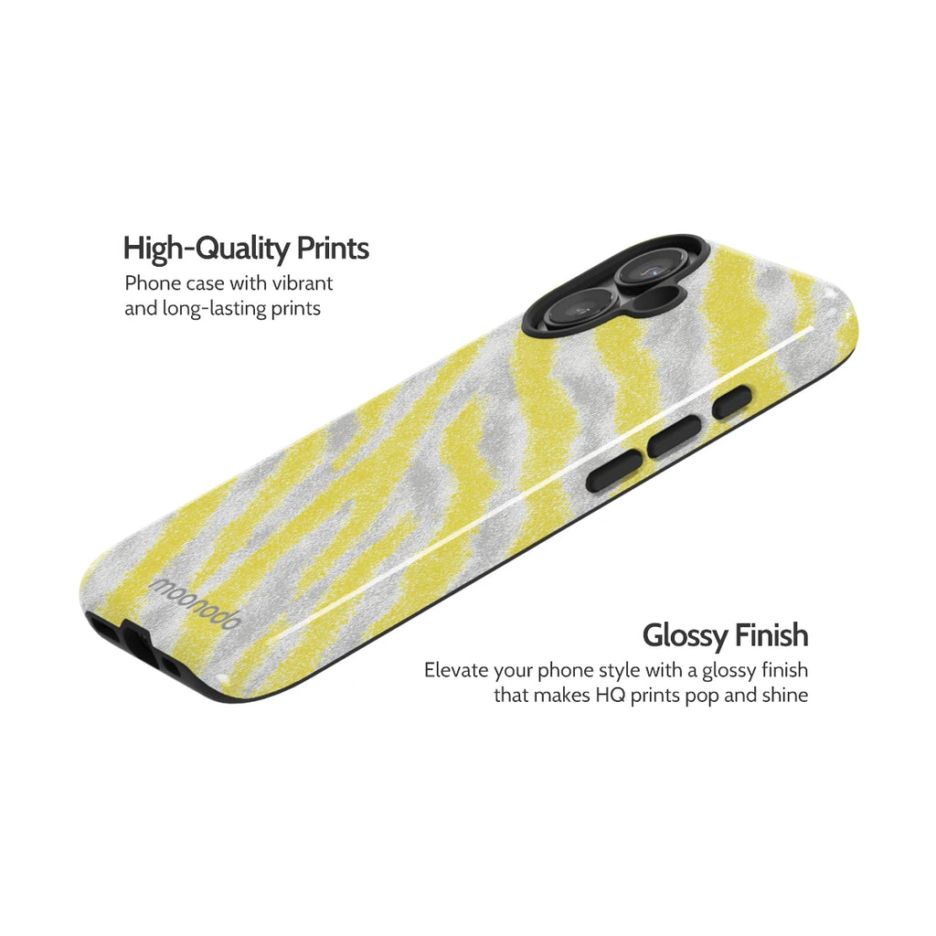 Lemon Zebra - iPhone 17 Case