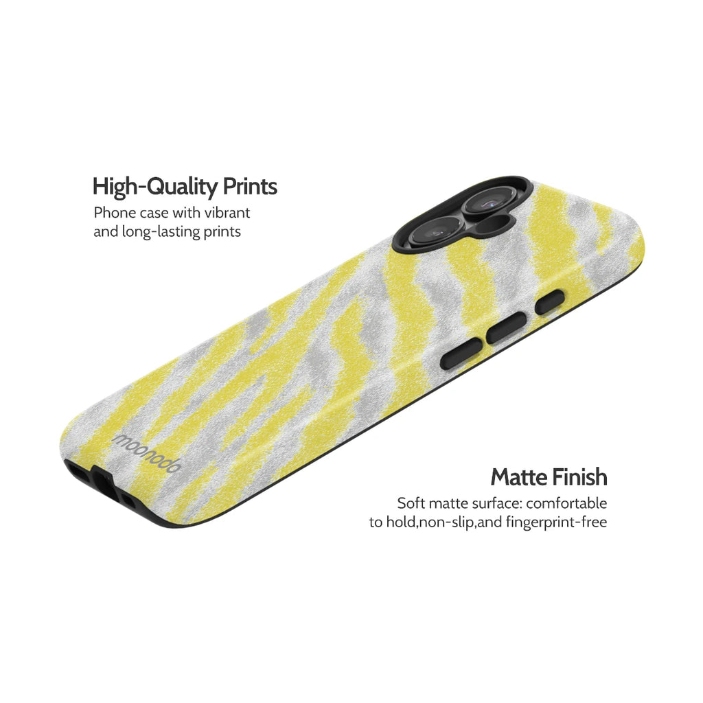 Lemon Zebra - iPhone 17 Case