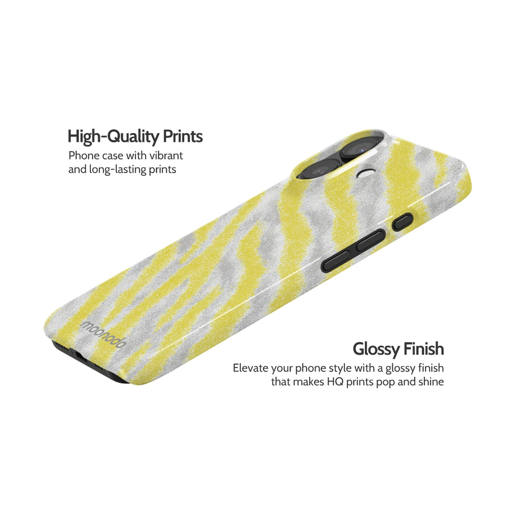 Lemon Zebra - iPhone 17 Case