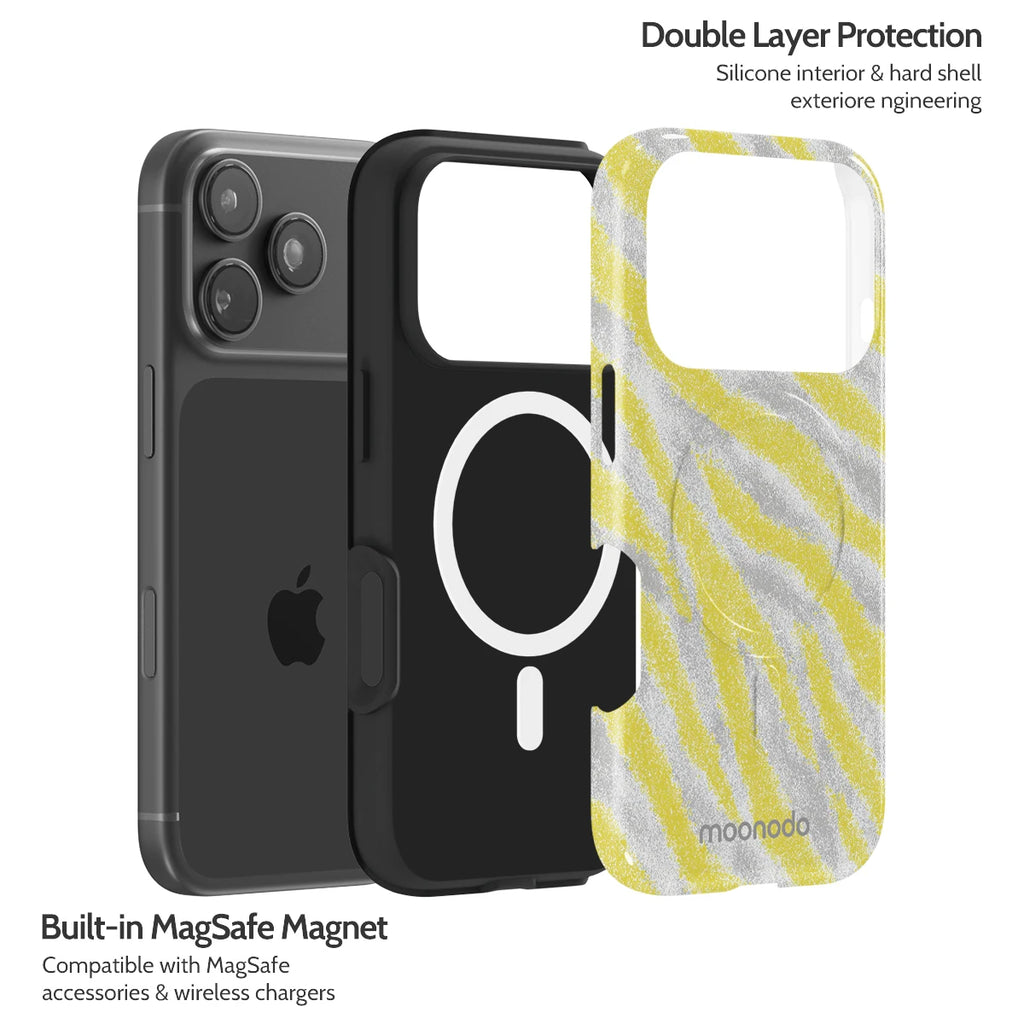 Lemon Zebra - iPhone 17 Pro Case
