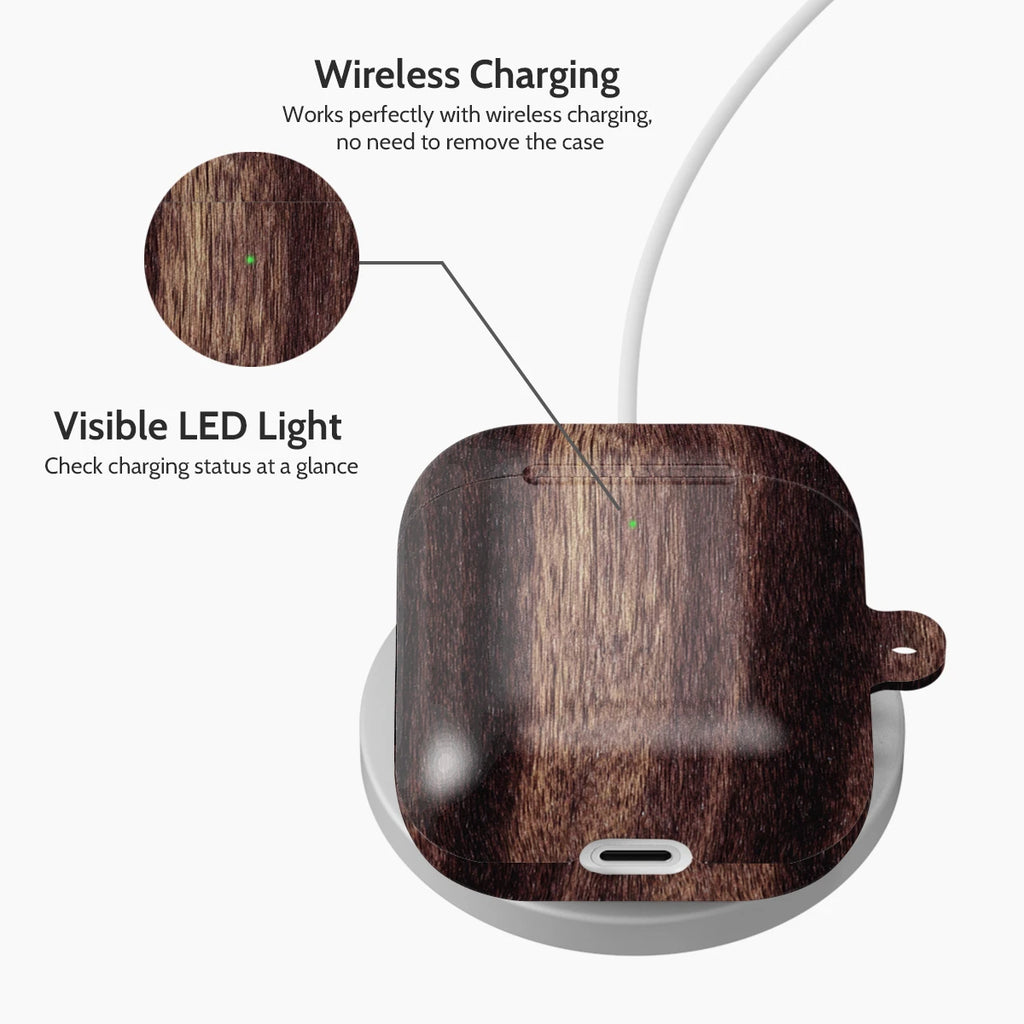Ebony Grain - AirPods 1 & 2 Case