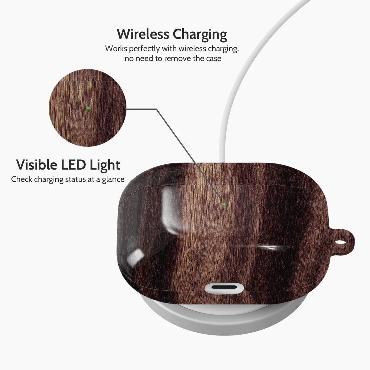 Ebony Grain - AirPods Pro 1 Case