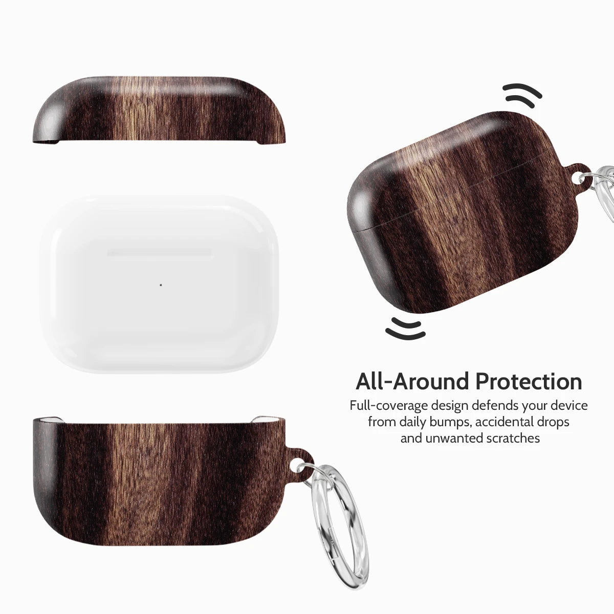 Ebony Grain - AirPods Pro 1 Case