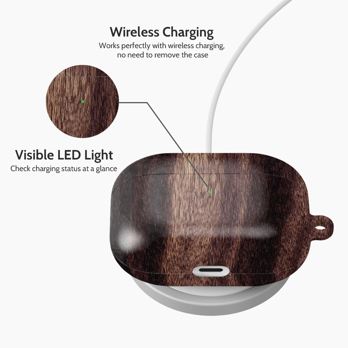 Ebony Grain - AirPods Pro 1 Case
