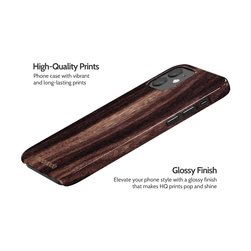 Ebony Grain - iPhone 12 Case