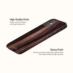 Ebony Grain - iPhone 12 Case