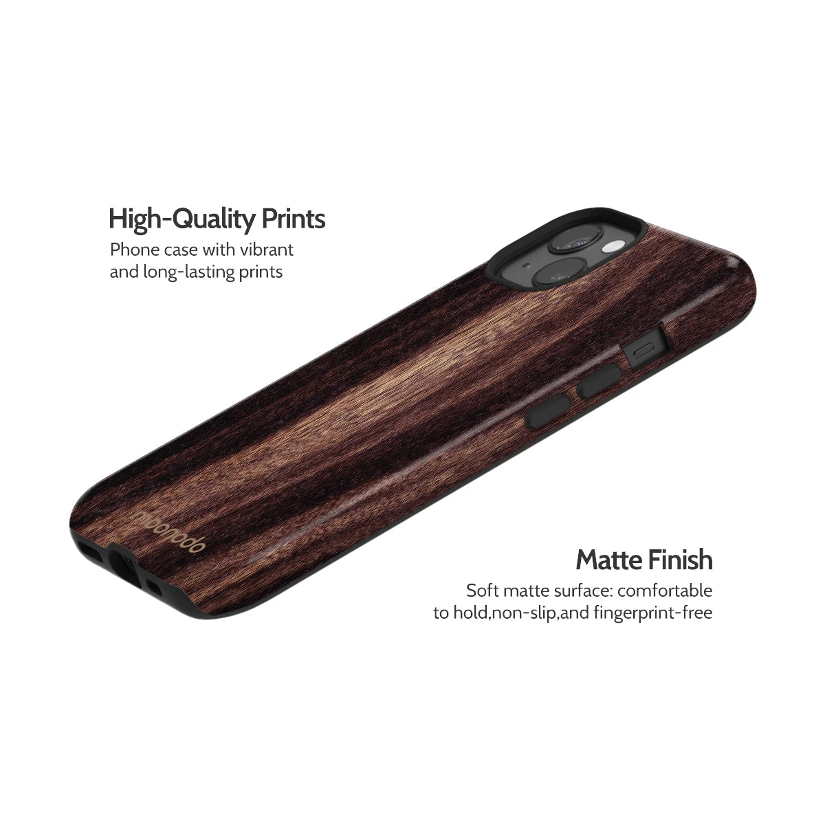 Ebony Grain - iPhone 13 Case