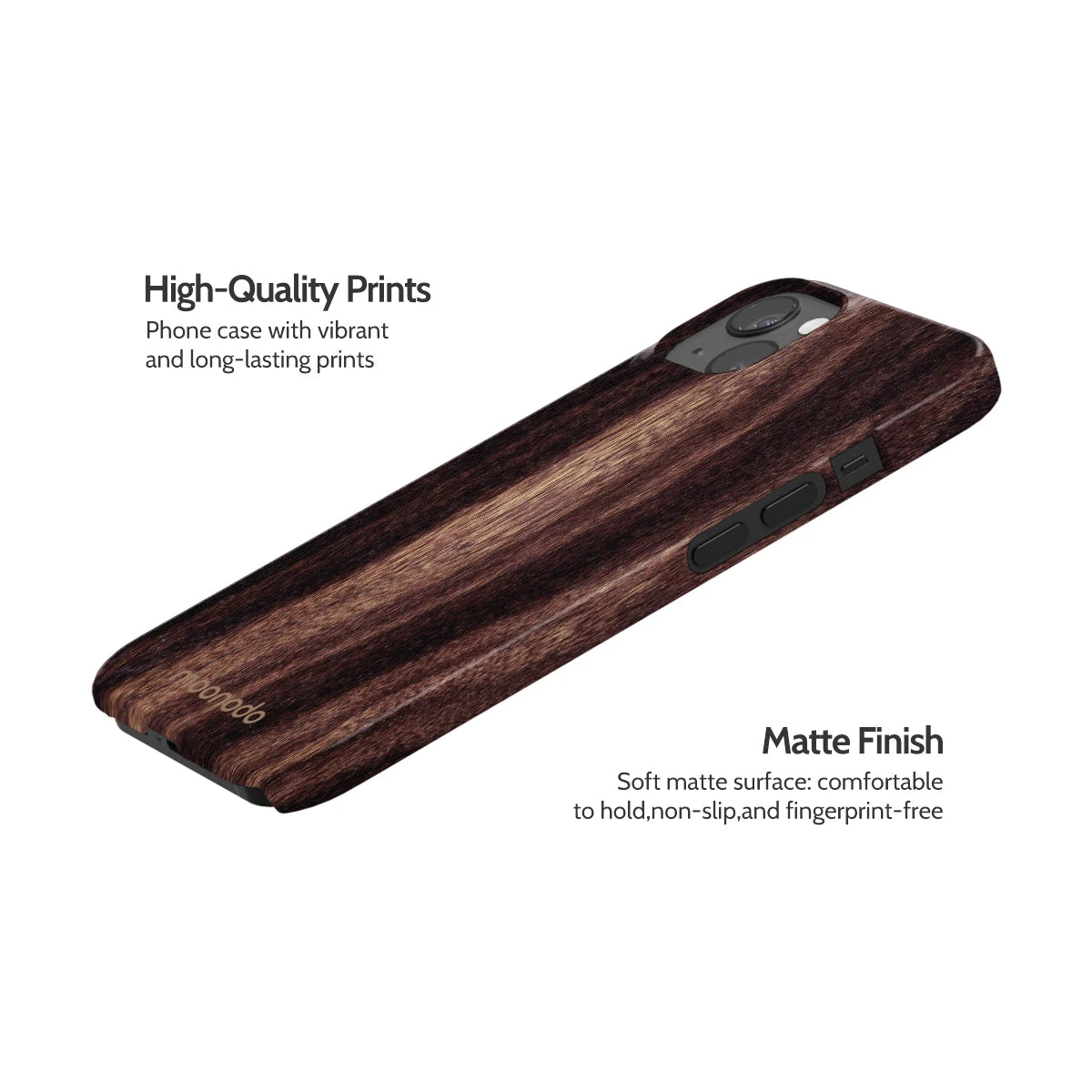 Ebony Grain - iPhone 13 Case