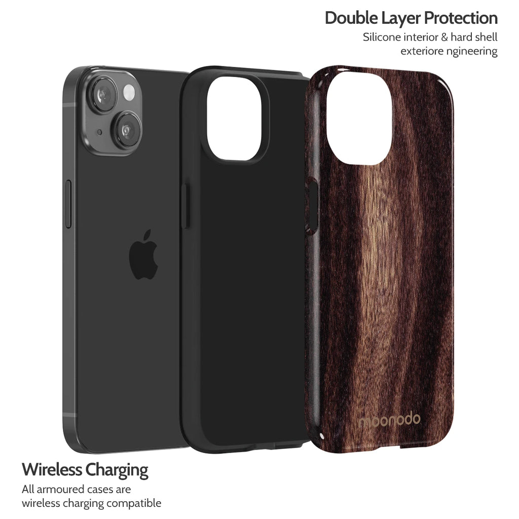 Ebony Grain - iPhone 14 Case