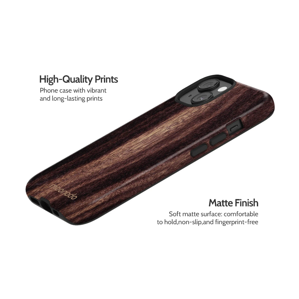 Ebony Grain - iPhone 14 Case