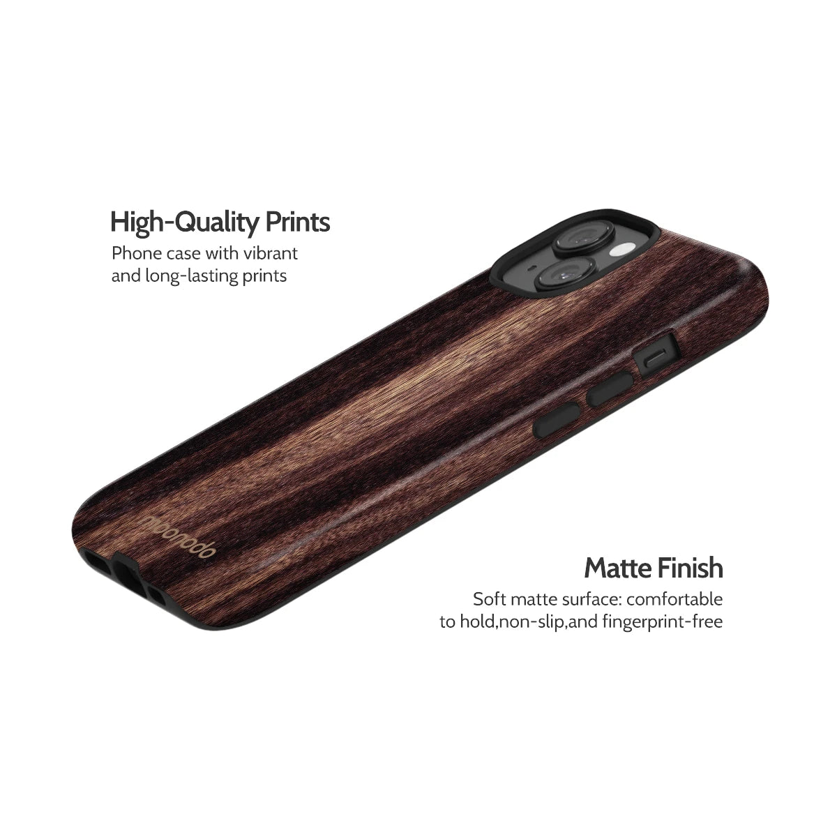 Ebony Grain - iPhone 14 Case