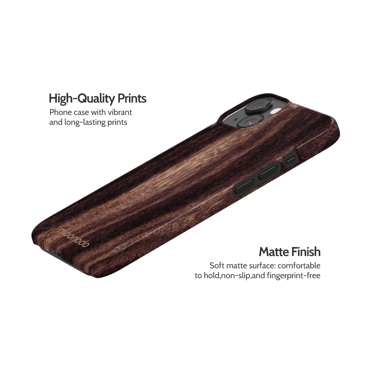 Ebony Grain - iPhone 14 Case