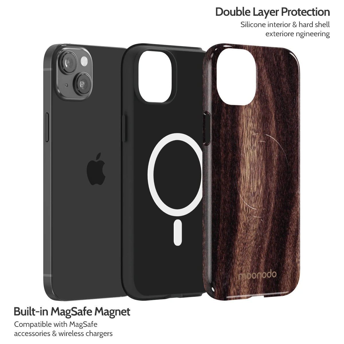 Ebony Grain - iPhone 14 Plus Case