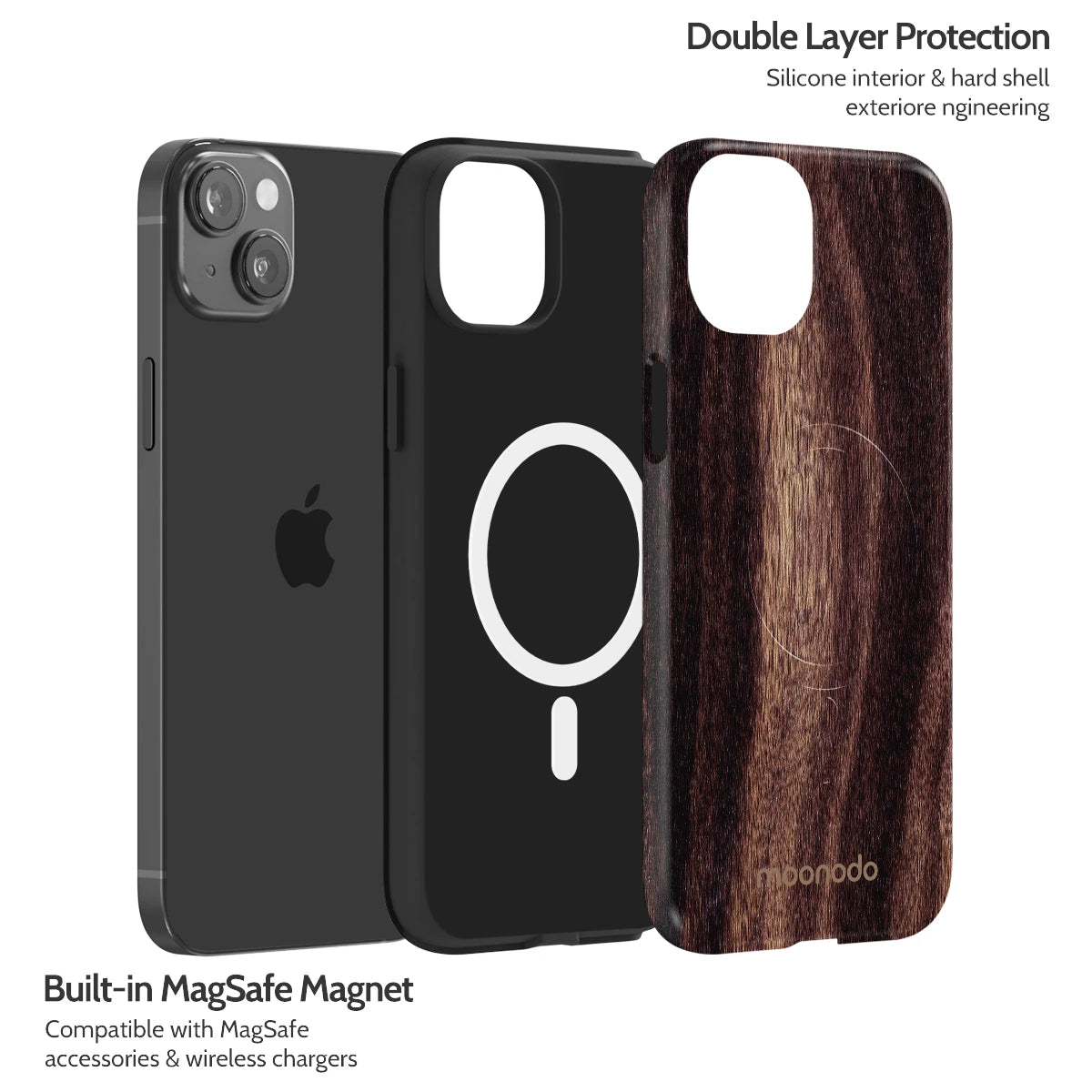 Ebony Grain - iPhone 14 Plus Case