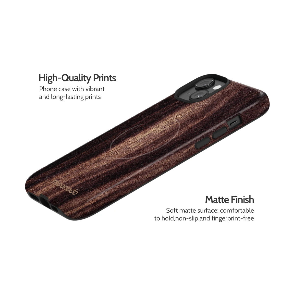 Ebony Grain - iPhone 14 Plus Case