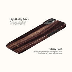 Ebony Grain - iPhone 14 Plus Case