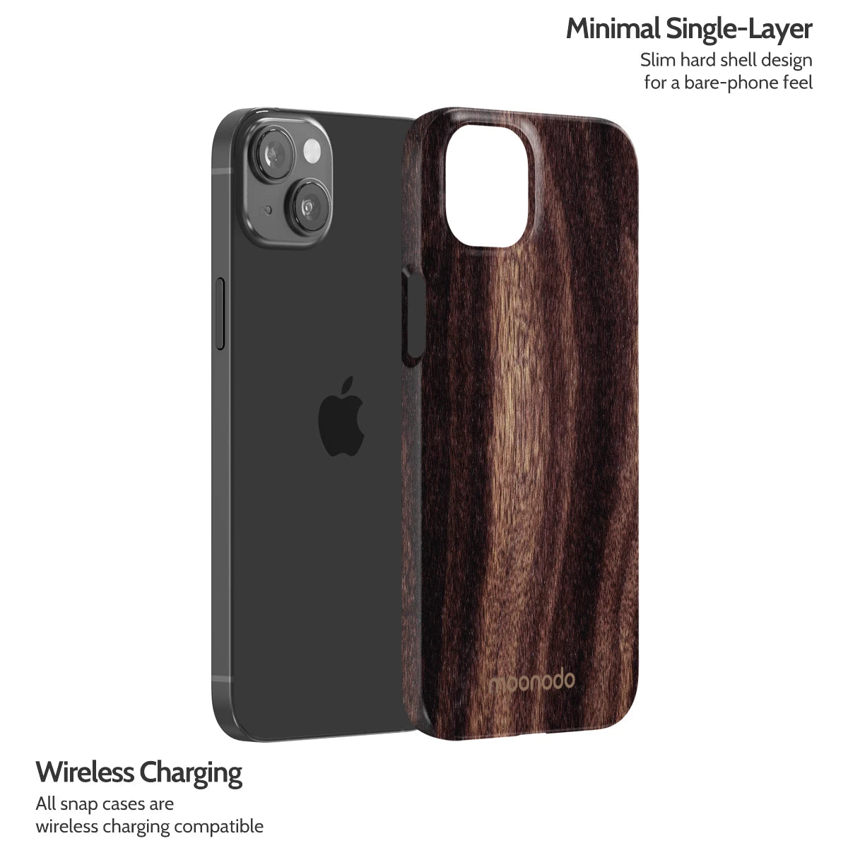Ebony Grain - iPhone 14 Plus Case